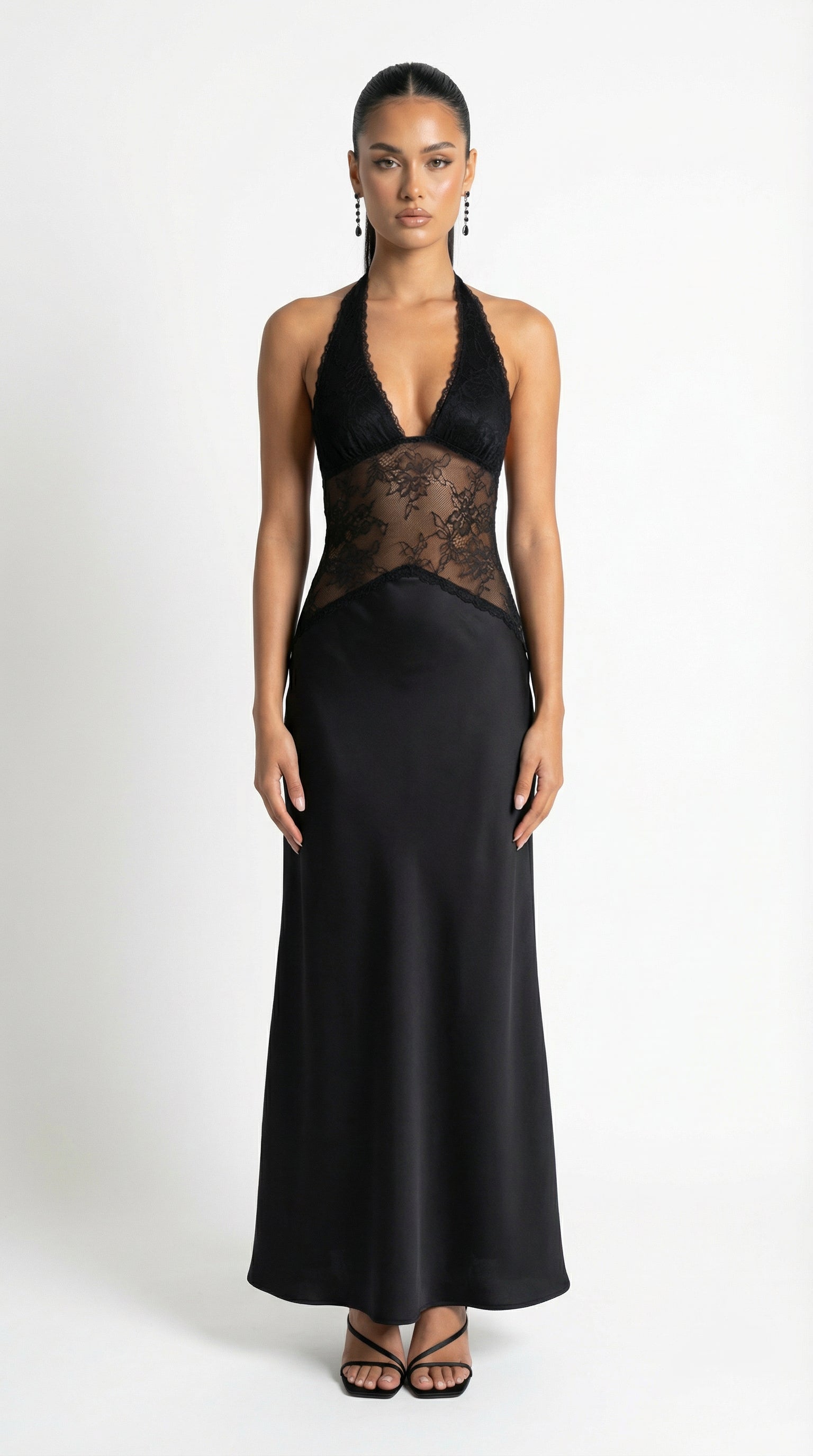 LILLY LACE MAXI DRESS – TREZZI