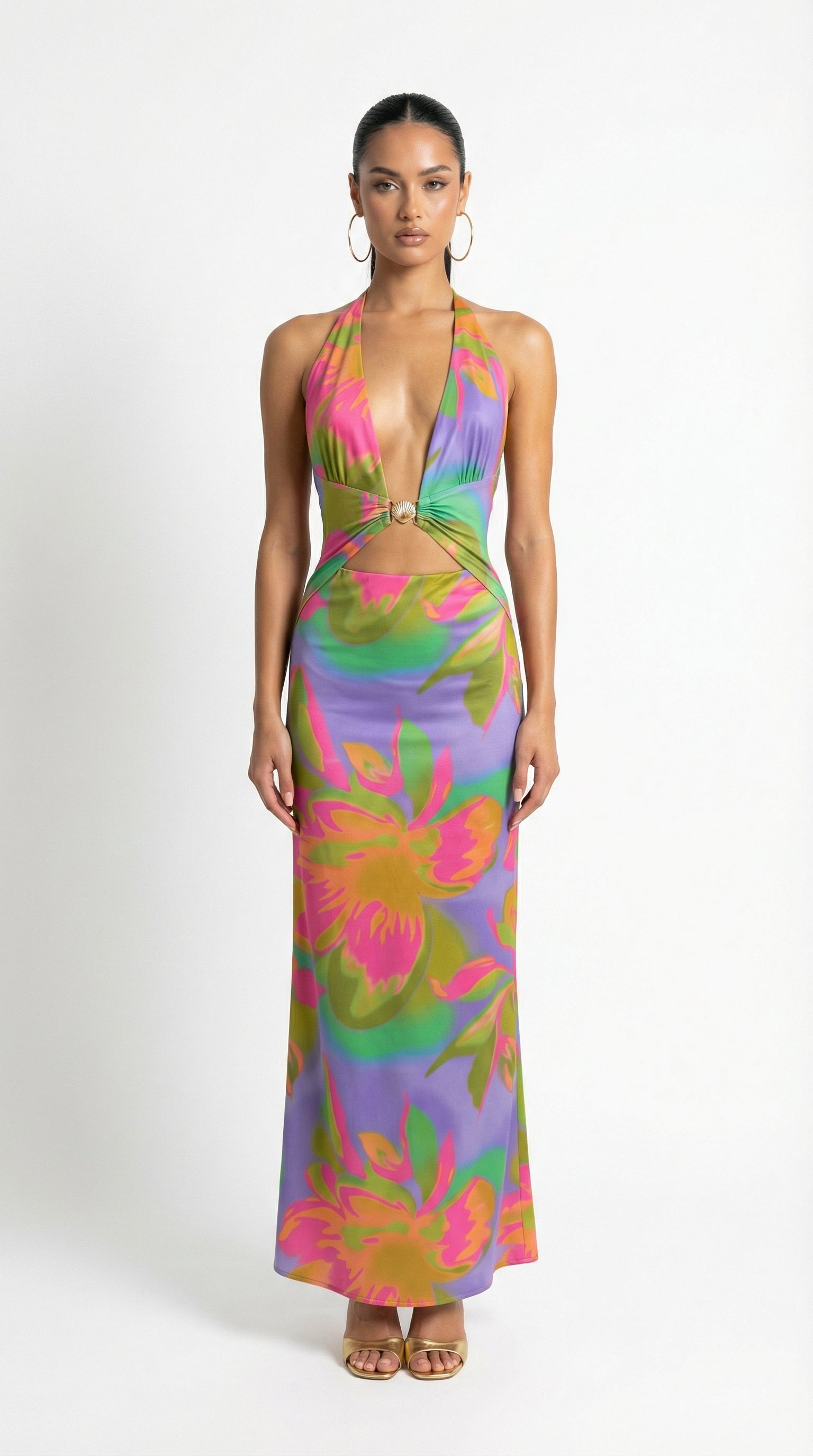 HALSTON MAXI DRESS