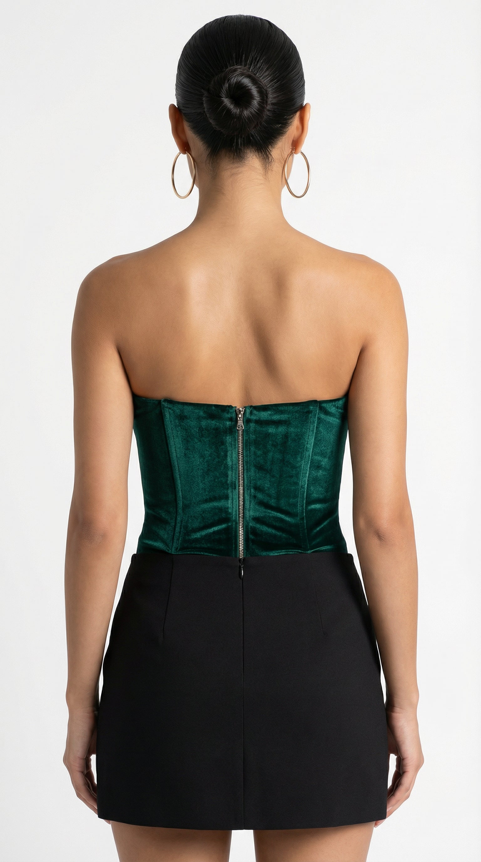 KHALIA VELVET BODYSUIT