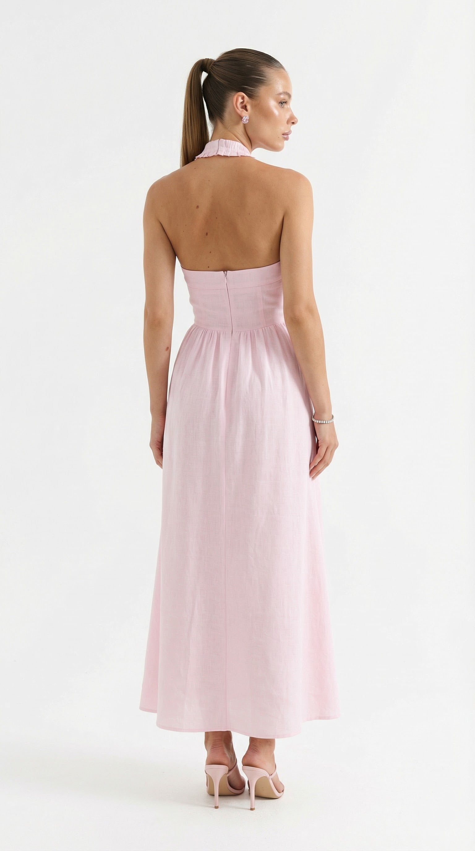 MINA COTTON MIDI DRESS