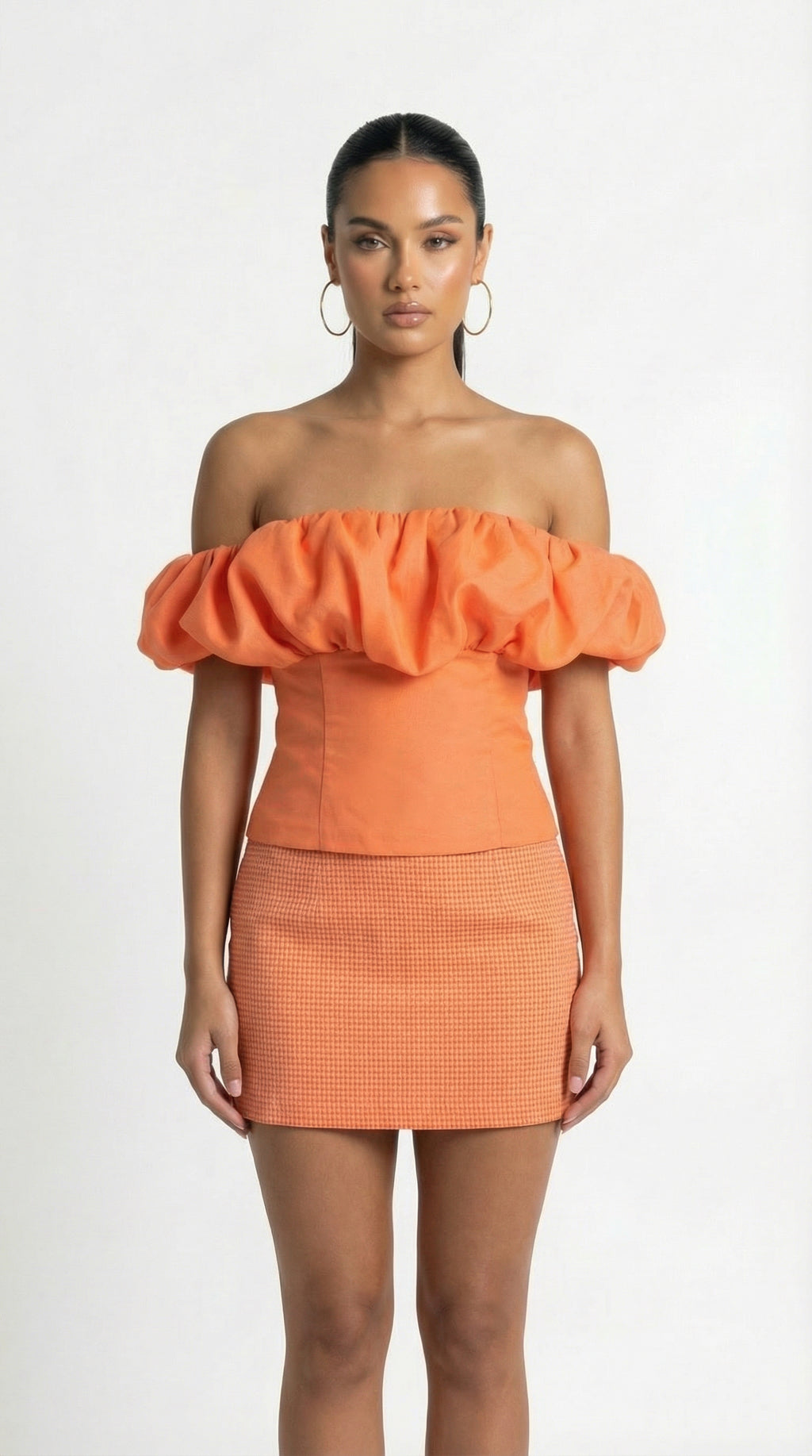 DEGRAVES RUFFLED BUSTIER