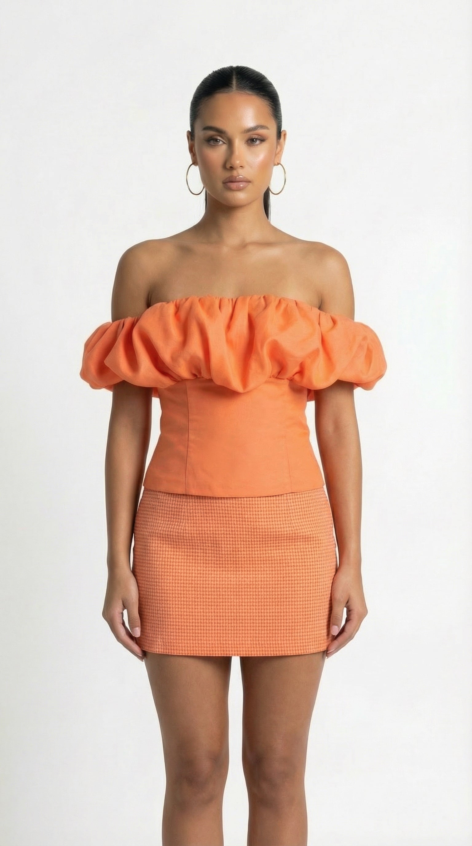 DEGRAVES RUFFLED BUSTIER