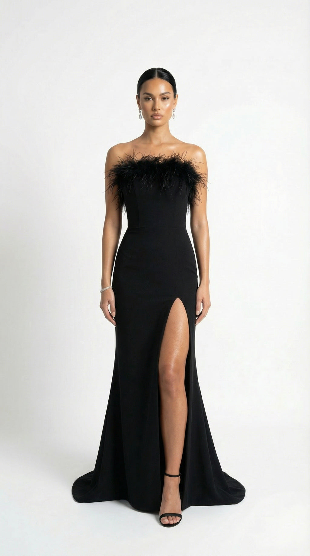 SOCHI FEATHER GOWN